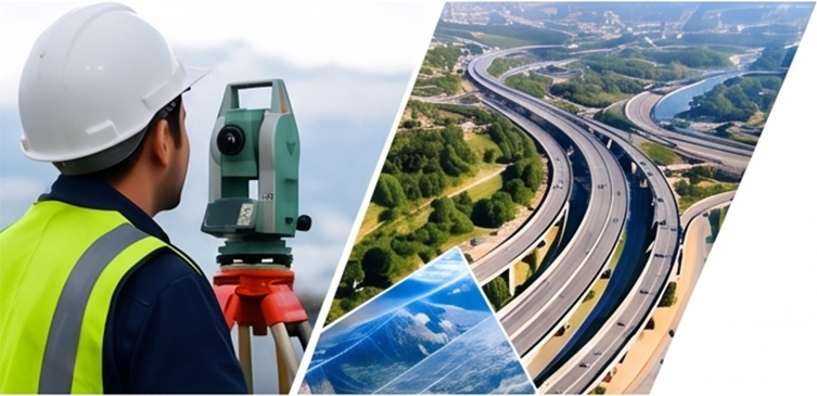 Surveyor in the field